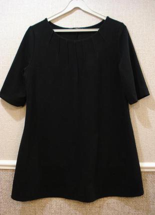 Теплое трикотажное платье туника большого размера 16(xxl)3 фото
