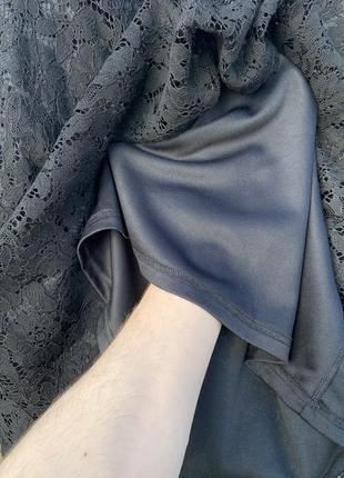 Мереживна коротка сукня від бренду boohoo7 фото