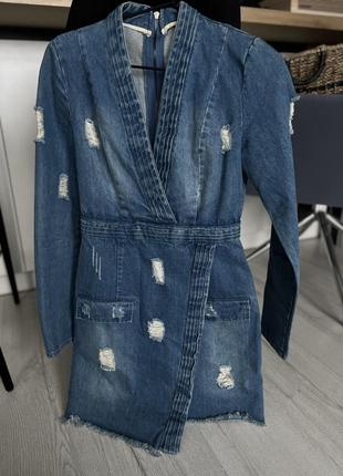 Мега знижка сукня джинсова missguided1 фото