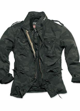 Куртка surplus regiment m 65 jacket black camo (xl)