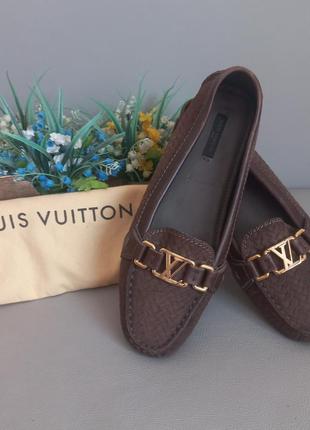 Жіночі мокасини оксфорди туфлі балетки louis vuitton