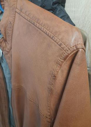 Мужская кожаная куртка mcneal7 фото