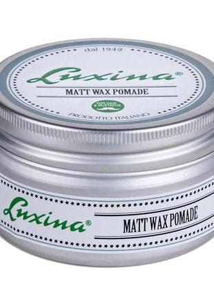 Матовая помада для волос luxina matt wax pomade 100 ml