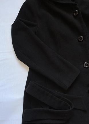 Демисезонное пальто в чёрном  цвете6 фото
