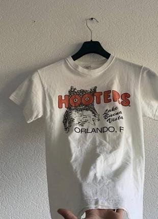 Hooters orlando usa merchandise y2k delta rare 90s t shirt nba mlb4 фото