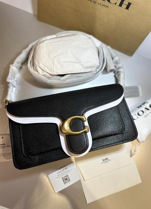 Оригінал! сумка coach tabby shoulder bag 26 black на подарунок подарок10 фото