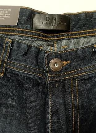 Dnm quality crafted denim, джинсовые бриджи, шорты w327 фото