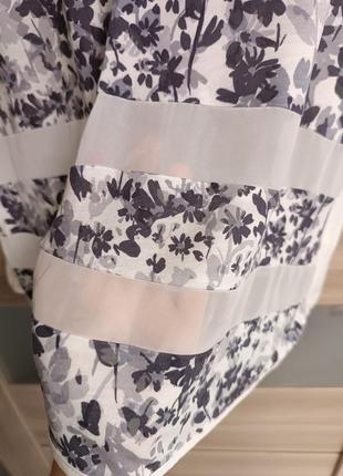 Стильна блуза зі вставками сіточки3 фото