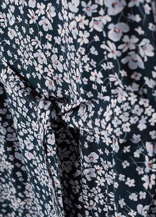 Сукня сарафан плаття hm s віскоза квітковий принт7 фото