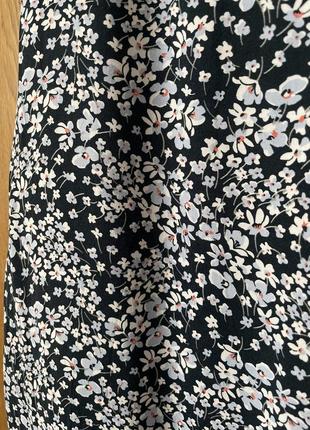 Сукня сарафан плаття hm s віскоза квітковий принт4 фото