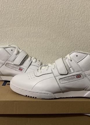 Кросівки \ кеди reebok workout clean mid strap mu p. 42 43 оригінал cn3915