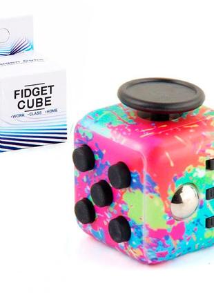 Кубик антистрес fidget cube райдужний (зелений)