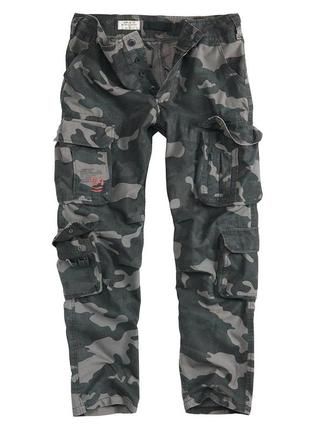 Брюки surplus airborne slimmy trousers beige black camo (s)