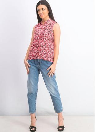 Распродажа магазина! новая блузка безрукавка sinsay с цветочным принтом, размер l3 фото