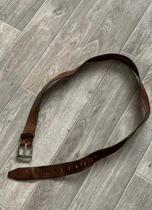 Vintage diesel belt y2k leather дизель пасок винтаж кожа 90х годов8 фото