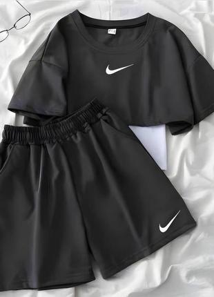 Костюм nike тройка (майка+футболка+шорты)4 фото