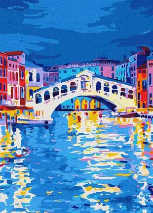 Картина по номерам  "вечірня венеція" 40*50 см идейка kho2137