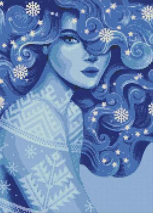 Алмазная мозаика/вышивка холодная красота 40*50 см идейка amo7452