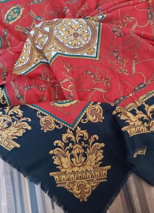Большой платок накидка палантин в стиле gucci