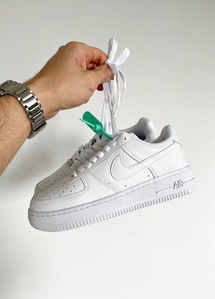 Кроссовки nike air force 1 low 'white’7 фото