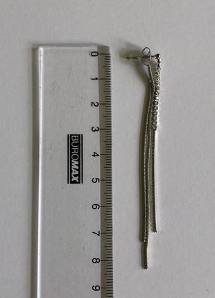 12-153 довгі сережки ланцюжки длинные серьги цепочки5 фото