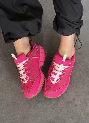 Кросівки jaquemus x nike humara pink2 фото
