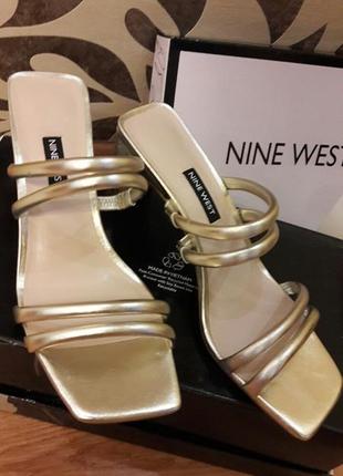 Босоножки шлепанцы женские nine west