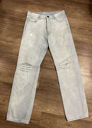 Світло-голубі джинси w30/l32