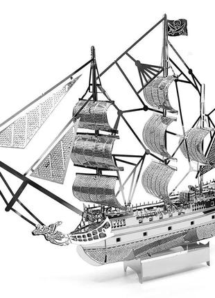 Металевий конструктор, 3d модель корабля, металеві головоломки, 3d головоломка піратський корабель