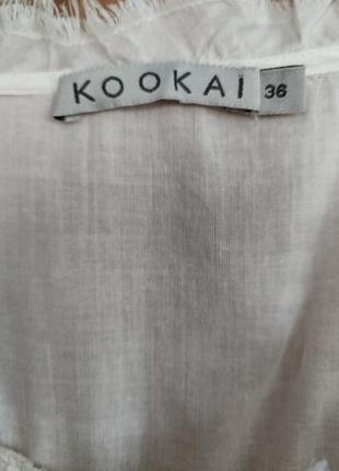 Легкая оригинальная блузка kookai.4 фото