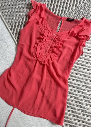 Блуза майка прозора f&f