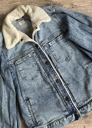 Стильна, джинсова куртка, s m1 фото