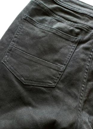 Рвані стрейчеві джинси з потертостями8 фото