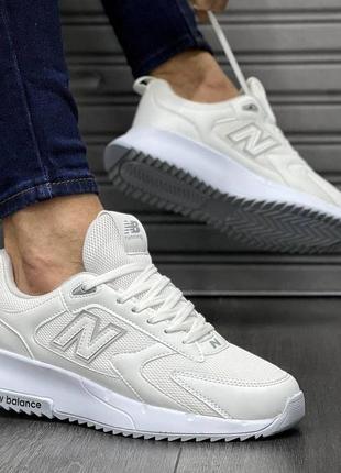 Мужские кроссовки белые светлые новые бренд new balance, закупить мужские кроссовки светлые белые серые new balance