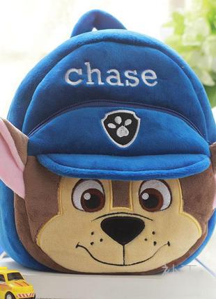 Рюкзак гонщик (chase) resteq. рюкзак щенячий патруль із зображенням героя. дитячий рюкзак paw patrol гонщик чейз