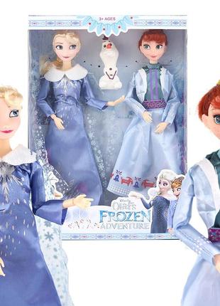 Ляльки з мультфільму холодне серце ельза та анна. ляльки ельза та анна з олафом. elsa frozen. anna frozen. frozen іграшки