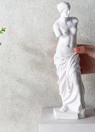 Статуетка венера мілоська resteq. фігурка для інтер'єру афродіта з острова мілос 9x9x29 см5 фото
