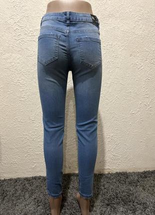 Уцінка ❗жіночі джинси скіні/ нові джинси скіні/сині джинси скіні/сині джинси skinny weans3 фото