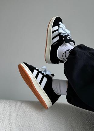 Кросівки adidas campus 00's core black white8 фото