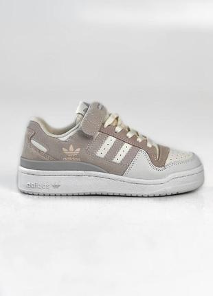 Adidas forum 84 low grey beige кросівки, кроссовки
