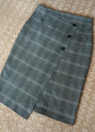 Юбка миди с пуговицами