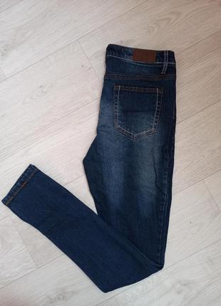 Крутые стильные красивые джинсы john baner скинни темно синие4 фото