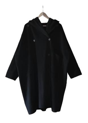 Пальто шерсть bitte kai rand шерстяное женское легкое пальто большой размер пальто батал дизайнерское пальто оверсайз с капюшоном бохо1 фото