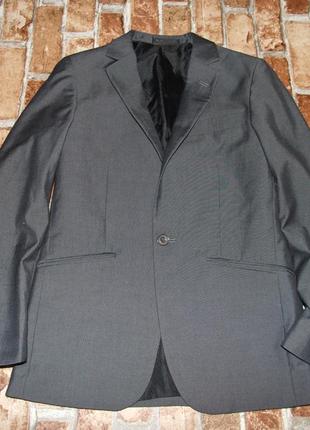 Стильный пиджак мальчику 12 лет серый