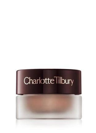 Стійкі кремові тіні шоколадно-бронз кольору charlotte tilbury eyes to mesmerise chocolate bronze 7ml8 фото