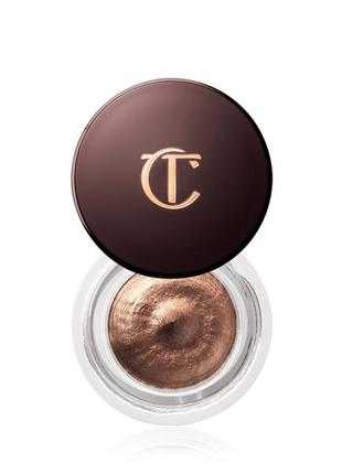 Стійкі кремові тіні шоколадно-бронз кольору charlotte tilbury eyes to mesmerise chocolate bronze 7ml7 фото