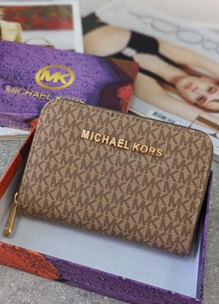 Жіночий гаманець michael kors білий маленький майкл корс