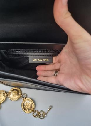 Сумка michael kors, кожаная сумка mk, брендовая сумка, шикарная сумка, сумка бокс5 фото