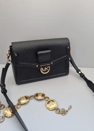 Сумка michael kors, кожаная сумка mk, брендовая сумка, шикарная сумка, сумка бокс