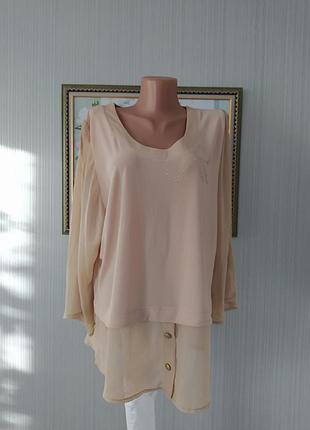 Очень красивая блуза молочнего цвета ✨
